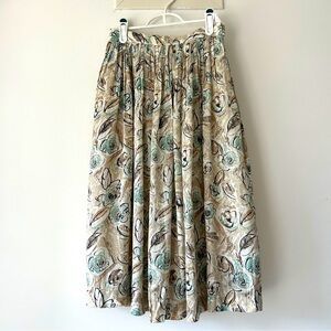 Vintage floral skirt